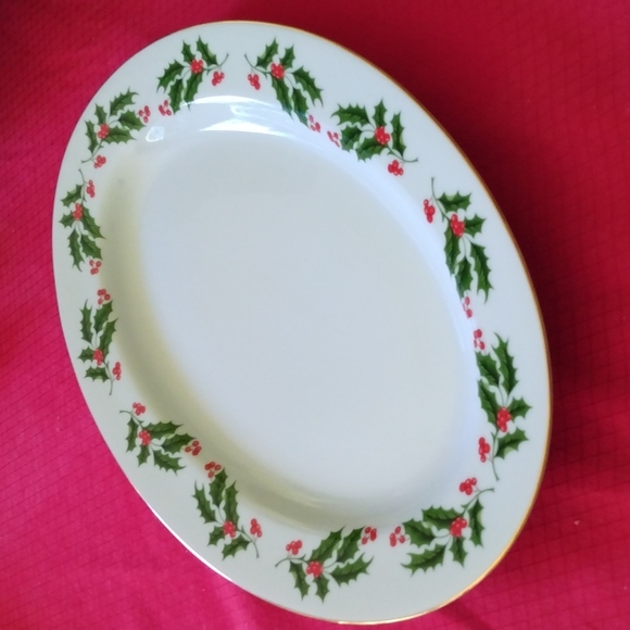 Mogi porcelain holiday platter - Picture 3 of 4